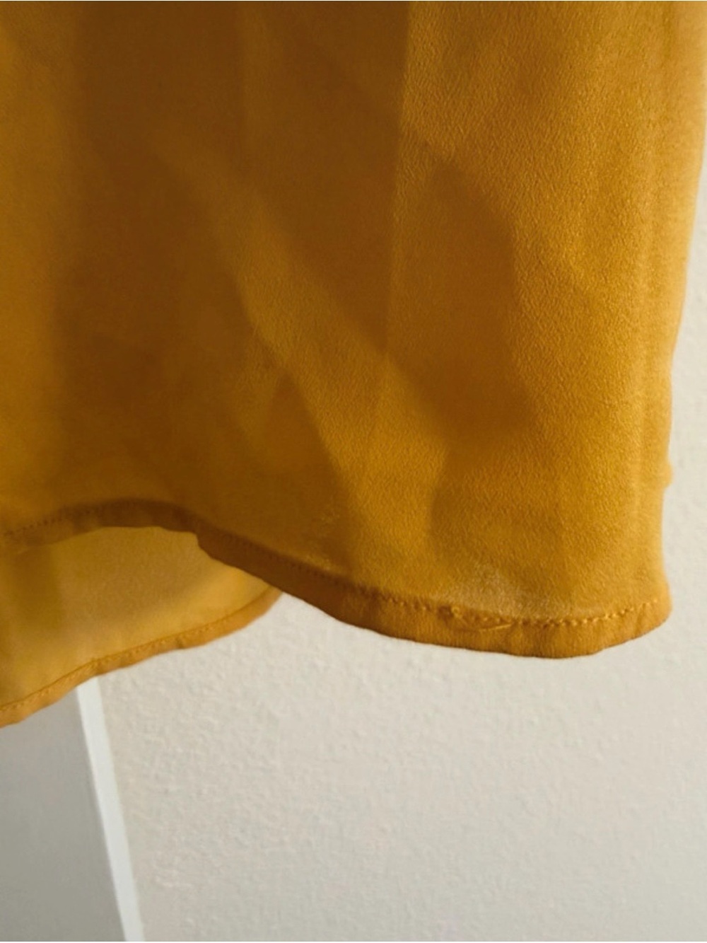 Yellow Sleeveless A-Line Women's Top - Picture 2 of 5
